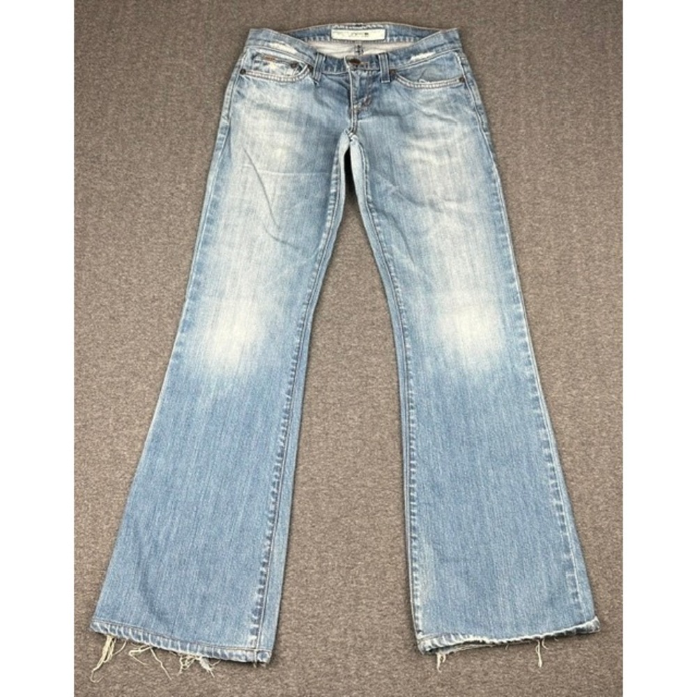 Joes Jeans Womens 25 Light Wash Low Rise Flare Denim Vintage Made in USA Y@K
